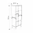 Dulap penal MLAND SPARK MULTIPURPOSE CABINET, Alb, 151x60x35.6