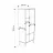 Dulap penal MLAND SPARK MULTIPURPOSE CABINET - WHITE, Alb, 151x35.6x60