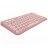 Комплект (клавиатура+мышь) LOGITECH Pebble 2 Combo, Compact, Low-profile, Multi-Device, 4000dpi, 3 buttons, 2xAAA/1xAA, 2.4Ghz+BT, EN, Rose.