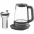 Ceainic electric ELECTROLUX E7GK1-8BP SMART, 1.7 l, 2000 W, Transparent, Negru