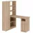 Masa de birou PEHOTIN Spectr, Stejar Sonoma, 162x130x94