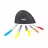 Set cutite Zilan FLORIA ZLN1150, 5 buc, Inox, Multicolor
