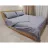 Lenjerie de pat CTEXTIL GROUP 
 2.2 DESIGN 117, 2 persoane Euro, Calico lux, Albastru inchis