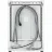 Masina de spalat vase incorporabila Hotpoint-Ariston H7F HP33, 15 seturi, 7 programe, Alb, D