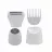 Epilator Zilan ZLN8740 3-IN-1, 1 treapta de viteza, 3 duze, Alb