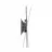 Suport perete GEMBIRD "WM-42T-03" BLACK 23"-42", MAX.25KG, VESA:UP200X200, WALL DIST: 50MM, +3° -12°