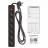 Сетевой фильтр SVEN SF-06E, Black, 6 Sockets, 5.0m, flame-retardant material