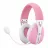 Gaming Casti Havit FUXI-H1, 40MM DRIVER, 20-20KHZ, 17 OHM, 106DB, 177G, 24H, 3.5MM+BT+2.4GHZ, PINK