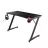 Masa gaming TRUST RGB DESK GXT 709 LUMINUS, FSC lemn certificat, Carbon, 120x60 cm, certified wood with anti-scratch top layer with carbon look, edge-integrated RGB LED lighting, on-desk touch controls, height-adjustable feet, cup holder, headset holder, height 74cm, black