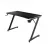 Masa gaming TRUST RGB DESK GXT 709 LUMINUS, FSC lemn certificat, Carbon, 120x60 cm, certified wood with anti-scratch top layer with carbon look, edge-integrated RGB LED lighting, on-desk touch controls, height-adjustable feet, cup holder, headset holder, height 74cm, black