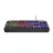 Gaming keyboard TRUST GXT 836 EVOCX, Illuminated Keyboard, rainbow wave RGB and soft-touch keys, 25 Key Anti-Ghosting, 12 direct access media keys, USB, US, Black