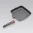 Tigaie grill Maestro MR-4826, 26x26 cm, Aluminiu, Granite antiaderenta, Gri