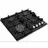 Plita incorporabila cu gaz WOLSER WL-TR 6400 BLACK TURBO FFD, 4 arzatoare, Sticla calita, Negru