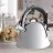 Ceainic cu fluier Maestro MR-1320-S, 2.2 l, Inox, Negru