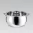 Cratita cu capac Maestro MR-3515-18, 2.8 l, 18 cm, Inox