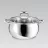 Cratita cu capac Maestro MR-3515-24, 24 cm, 5 l, Inox