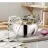 Cratita cu capac Maestro MR-3515-24, 24 cm, 5 l, Inox