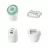 Epilator PANASONIC ES-EY80-P520, 60 pensete, 3 trepte de vietza, 5 duze, Alb, Roz