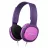 Casti cu fir si microfon PHILIPS KIDS SHK2000PK/00, Violet, Pink