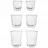 Кружка Delonghi Glass cups DeLongh DLSC302, Set 6