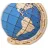 3D Puzzle DVCIT THE GLOBE BLUE, 14+, 50.5х32х32