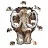 Пазлы 3D DVCIT MASTODON S wooden box, 8+, 10x10x9.5