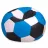 Bean Bag AG ARES XL, ALBASTRU/ALB/NEGRU