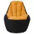 Bean Bag AG BIGBOSS NEGRU/ORANJ
