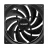 Ventilator be quiet! Pure Wings 3 High-speed, 140x140x25mm, 1800rpm, 