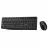 Kit (keyboard+mouse) GENIUS KM-8206S, 12 Fn keys, Chocolate keycap, Silent, EN/RU, Black