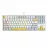 Gaming keyboard Bloody S87, ENERGY WHITE, N-Key Rollover, RGB, 1.8m, USB, EN/RU