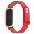 Bratara pentru ceas AMAZFIT STRAP LEATHER SMART BAND 7 RED