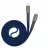 Cablu Rivacase TYPE-C TO TYPE-C PS6105 BL12, NYLON BRAIDED, 1.2M, BLUE