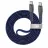 Cablu Rivacase TYPE-C TO TYPE-C PS6105 BL12, NYLON BRAIDED, 1.2M, BLUE