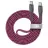 Cablu Rivacase TYPE-C TO TYPE-C PS6105 RD12, NYLON BRAIDED, 1.2M, RED