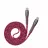 Cablu Rivacase TYPE-C TO TYPE-C PS6105 RD12, NYLON BRAIDED, 1.2M, RED