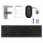 Gaming keyboard SVEN KB-C2550W, WIRELESS KEYBOARD & MOUSE, SCISSORS KEY, 2.4GHZ, (109 KEYS, 5+12 FN-KEYS) + MOUSE (2 + 1 SCROLL WHEEL, 1000 DPI), NANO RECEIVER, USB, BLACK, EN/RU