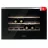 Dulap/Frigider pentru vin FRANKE FMY 24 WCR XS ( 131.0669.345 ), Volum util: 66 l, LxIxA (cm) 56x45x56, Negru/Inox, G