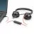 Casti cu fir si microfon Poly BLACKWIRE 8225 STEREO USB-C WIRED ON-EAR HEADSET +USB-C/A ADAPTER, ANC, SOUNDGUARD DIGITAL, TRAVEL CASE, 219 CM CABLE, BLACK
