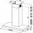 Hota FABER T-DARK A90 NG/2 ( 330.0612.375 ), 730 m³/h, 90 cm, Negru