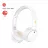 Casti cu fir si microfon EDIFIER WH500 WHITE WIRELESS ON-EAR HEADPHONES, BLUETOOTH V5.2, 30MM DYNAMIC DRIVER, 40 HOURS PLAYTIME, FAST CHARGE,  CONNECT APP, FOLDABLE