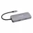 Docking station VERBATIM 5-IN-1 USB-C PRO MULTIPORT HUB CMH-05, 2X USB-A 3.0, UP TO 5GB/S, 1 X USB-C PD, UP TO 100W, HDMI UP TO 4K@60HZ, RJ45 GIGABIT, USB 3.1-C CABLE 15CM, 83G