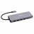 Док-станция VERBATIM 14-IN-1 USB-C PRO MULTIPORT HUB CMH-14, 3X USB 3.2-A (GEN 1), 2X USB2.0-A , 1X USB-C PD (100W), 2X HDMI 4K 30HZ/60HZ, 1X VGA, RJ45 GIGABIT, 1X SD3.0, 1X MICROSD3.0, 3.5MM AUDIO, 1X USB 3.2-C (GEN 1), CABLE 15CM, 125G