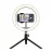 Аксессуары экшен камеры TRUST MAKU+, 2-IN-1 STREAMING KIT RING LIGHT, IMPROVE YOUR VLOGS WITH THIS 10 INCH RING LIGHT, 56-INCH FOLDABLE GREEN SCREEN, INCLUDING REMOTE CONTROLS, TRIPOD AND PHONE CLAMP