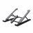 Docking station TRUST PRIMO FOLDABLE LAPTOP STAND FOR ERGONOMIC WORKING, 6 STEPS HEIGHT ADJUSTMENT, ABS METAL, GREY