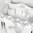 Lenjerie de pat PM SET LENJERIE 8 PIESE COSITA IEPURAS GRI