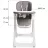 Стульчик для кормления PM Scaun de masa Caretero Megalo Dark Grey