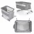 Кроватка PM Patuc co-sleeper  2in1 Moni Day n Night + manej Grey
