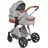 Carucior PM CARUCIOR TRANSFORMABIL 2IN1 MONI ALMA LIGHT GREY