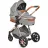 Carucior PM CARUCIOR TRANSFORMABIL 2IN1 MONI ALMA DARK GREY